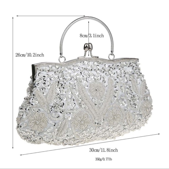 $12 Vintage style beaded purse $12 if bundled - Picture 12 of 12